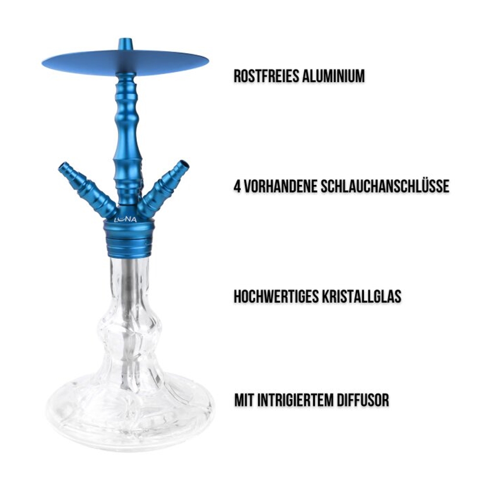 Luna Hookah Minima 2.0 - Blau