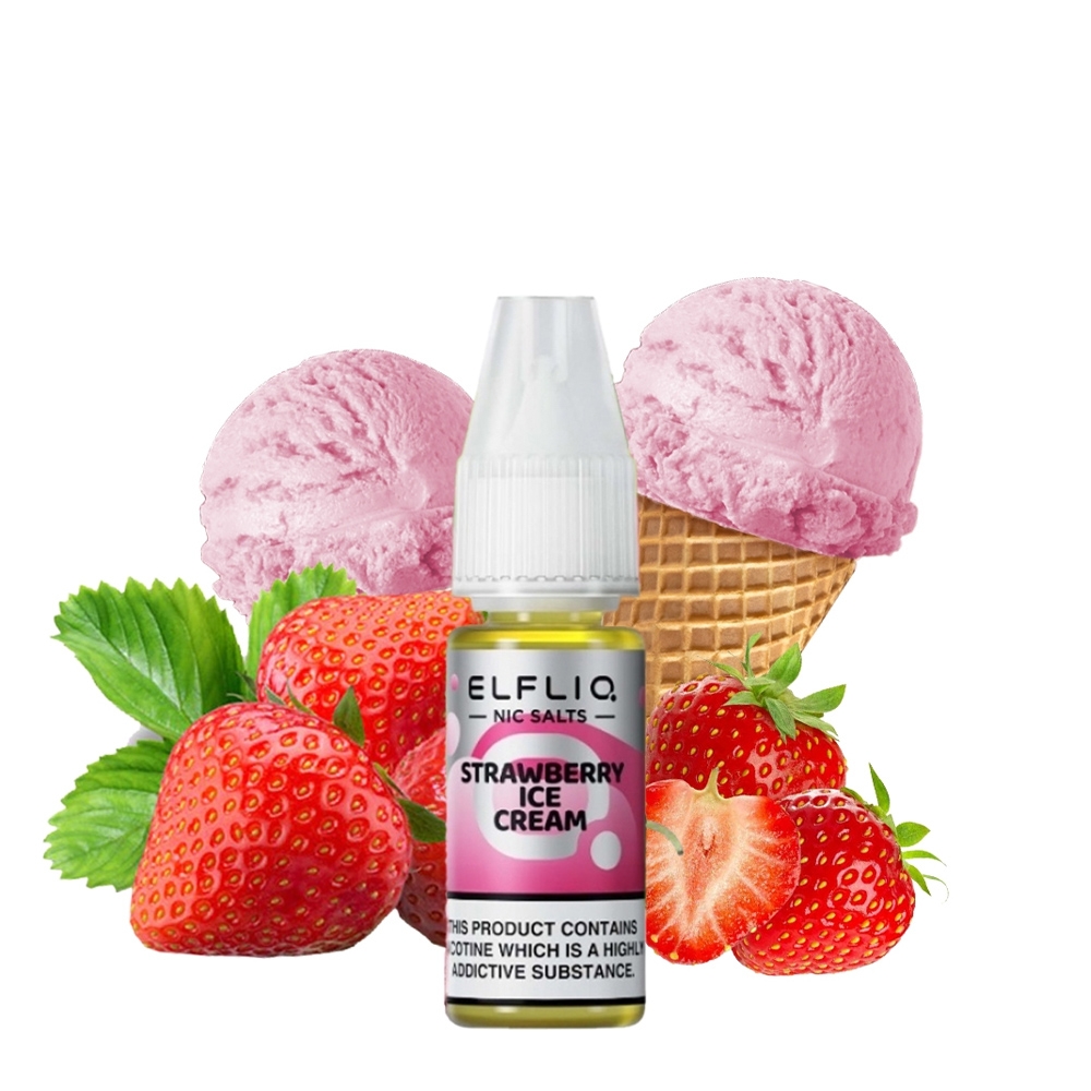 ELFLIQ Nikotinsalz Liquid 20mg - Strawberry Ice Cream