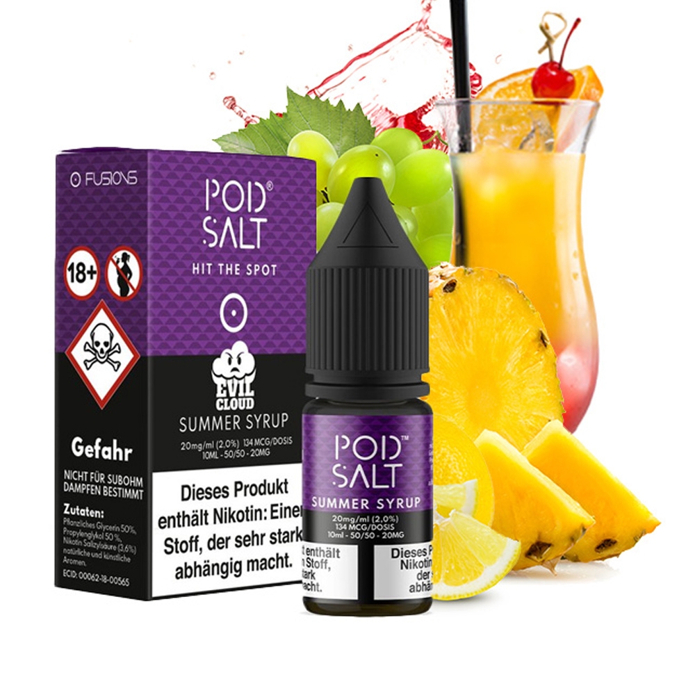 POD SALT Fusion Liquid 20mg - Summer Syrup