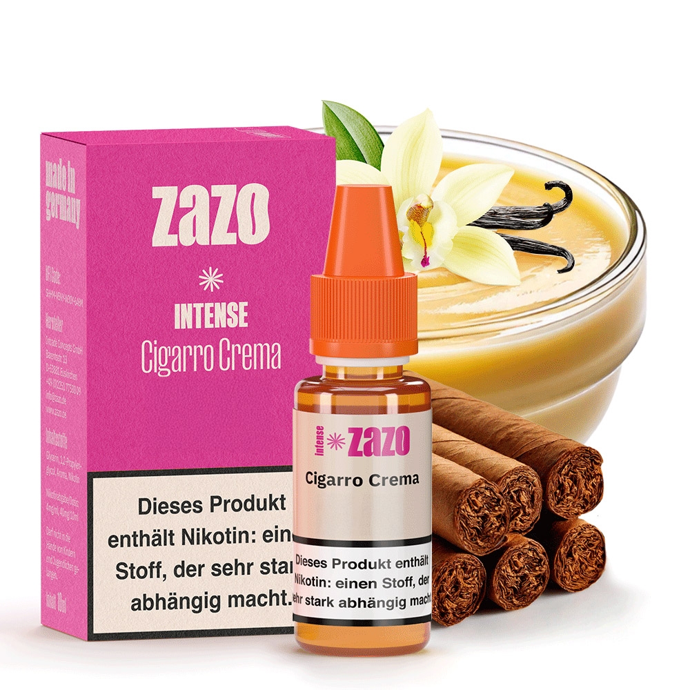 Zazo Intense Liquid 20mg - Cigarro Crema