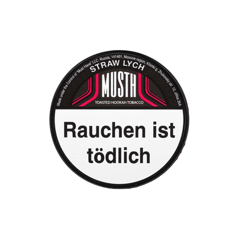 MustH Tobacco 125g - Straw Lych