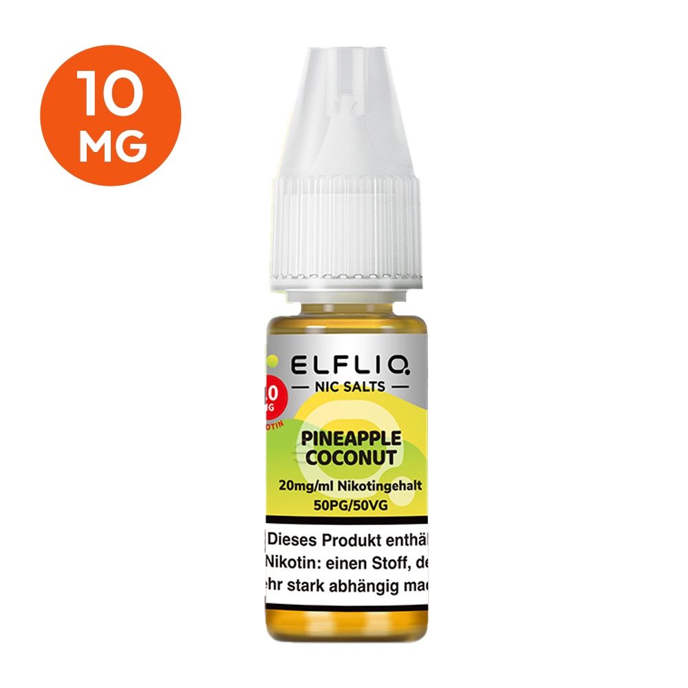 Elfbar Elfliq -  Pineapple Coconut 10mg - Nikotinsalz Liquid