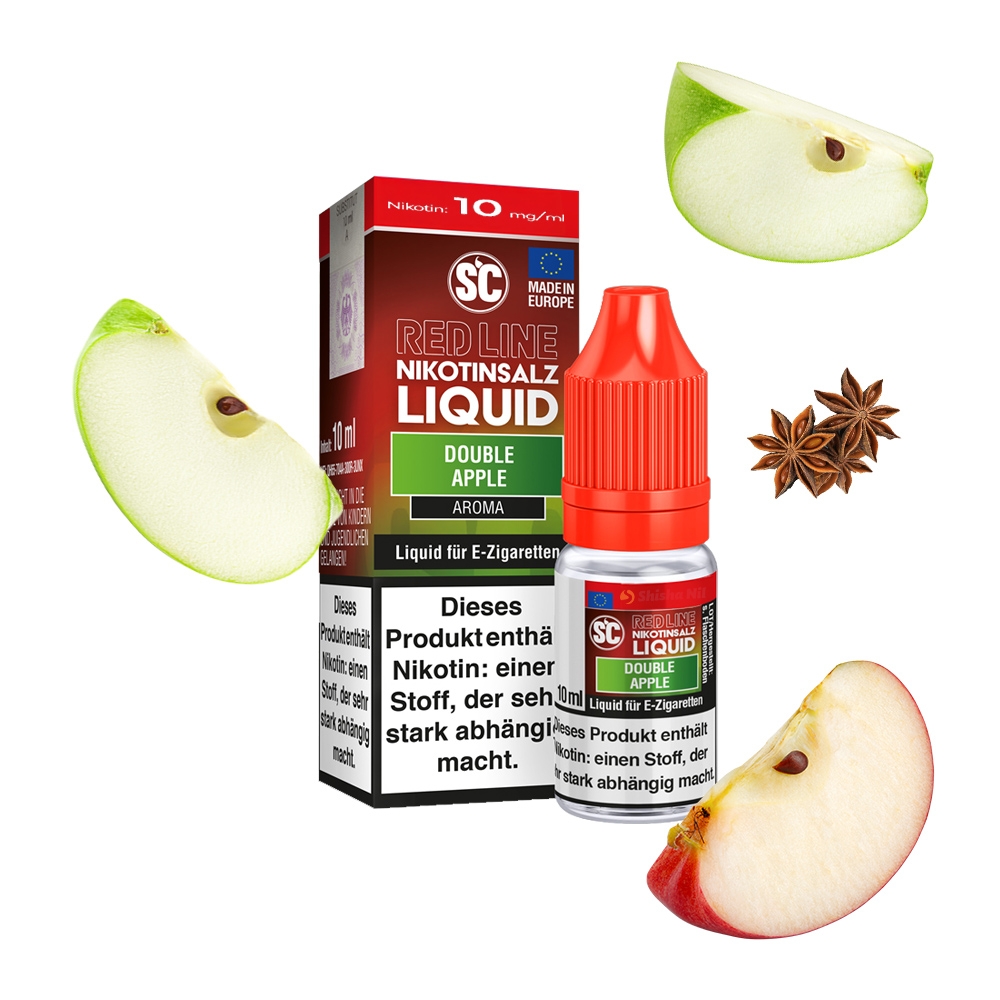 SC Red Line Nikotinsalz Liquid 10mg - Double Apple