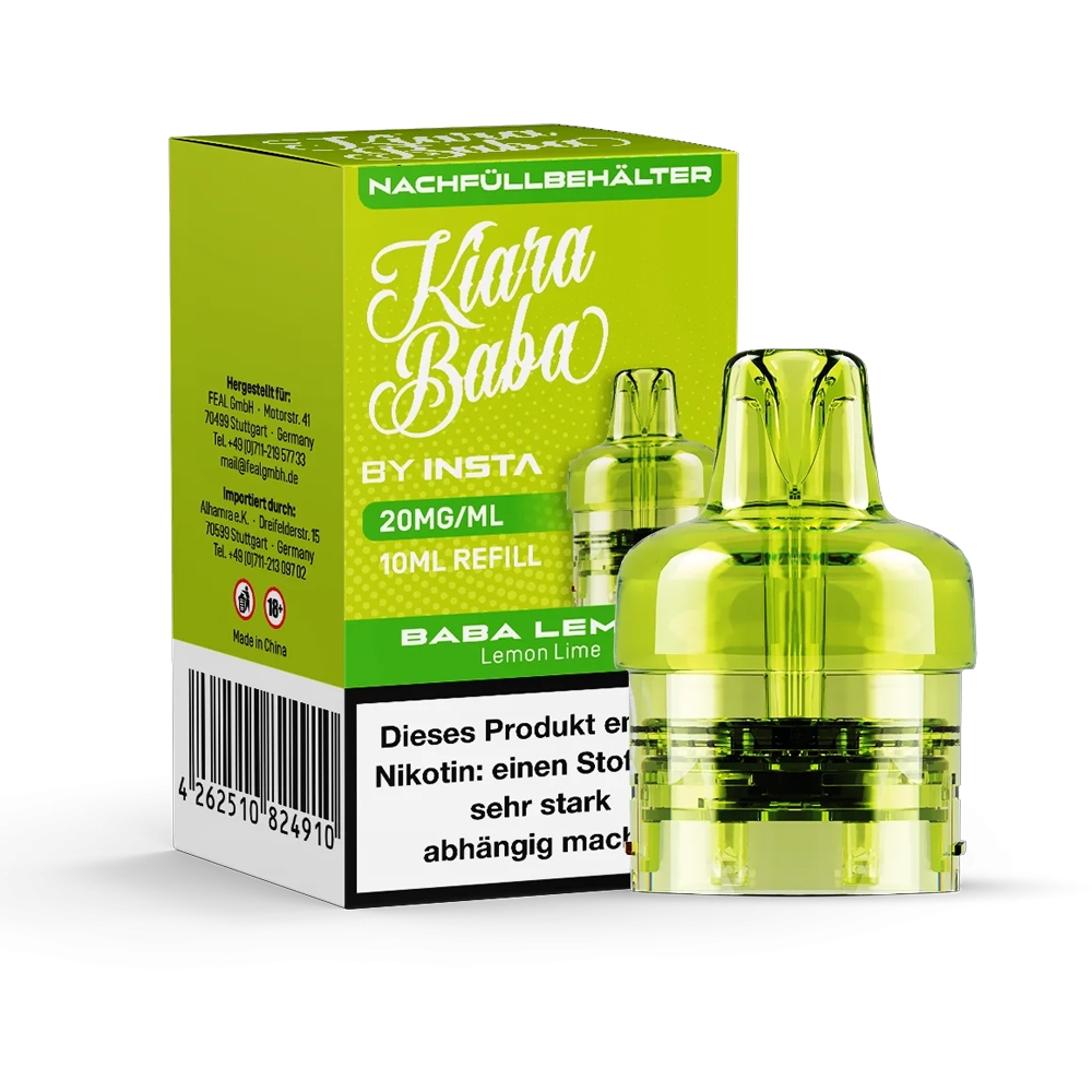 Kiara Baba POD 20mg - Baba Lemon