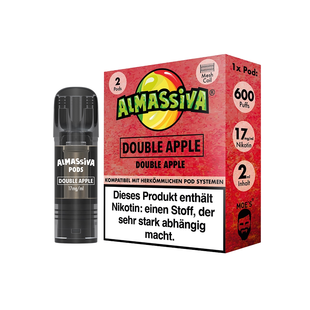Almassiva POD 17mg (2stk) - Double Apple