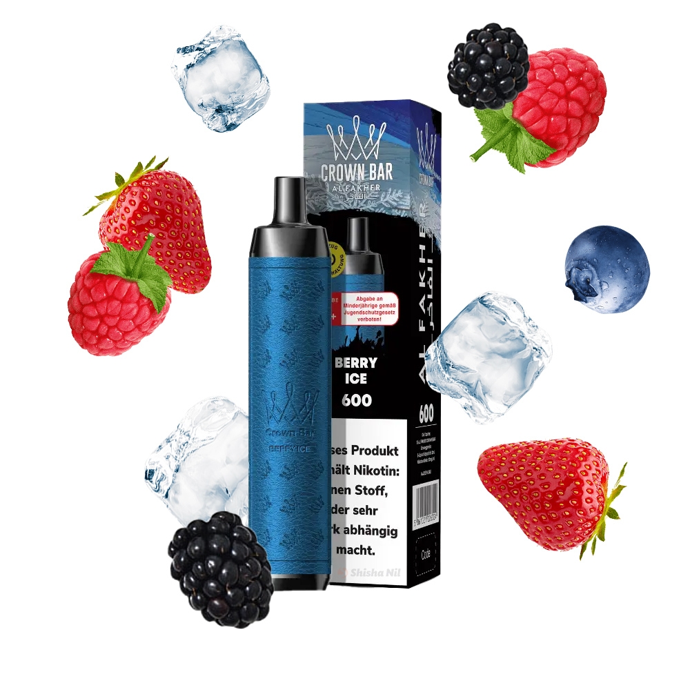 Al Fakher Crown Bar 600 - Berry Ice