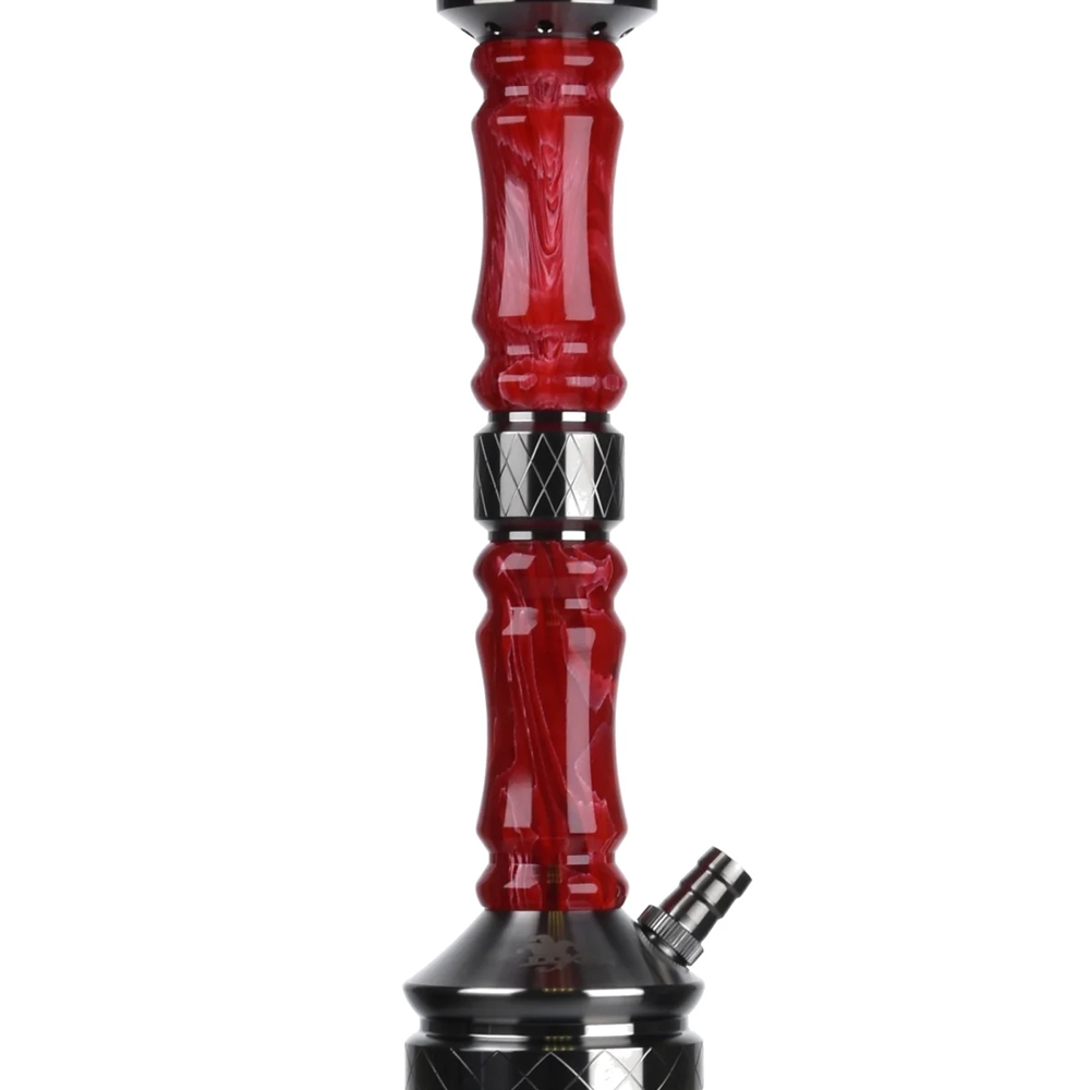 Jookah Shisha Royal Flush - Black Steel/Red