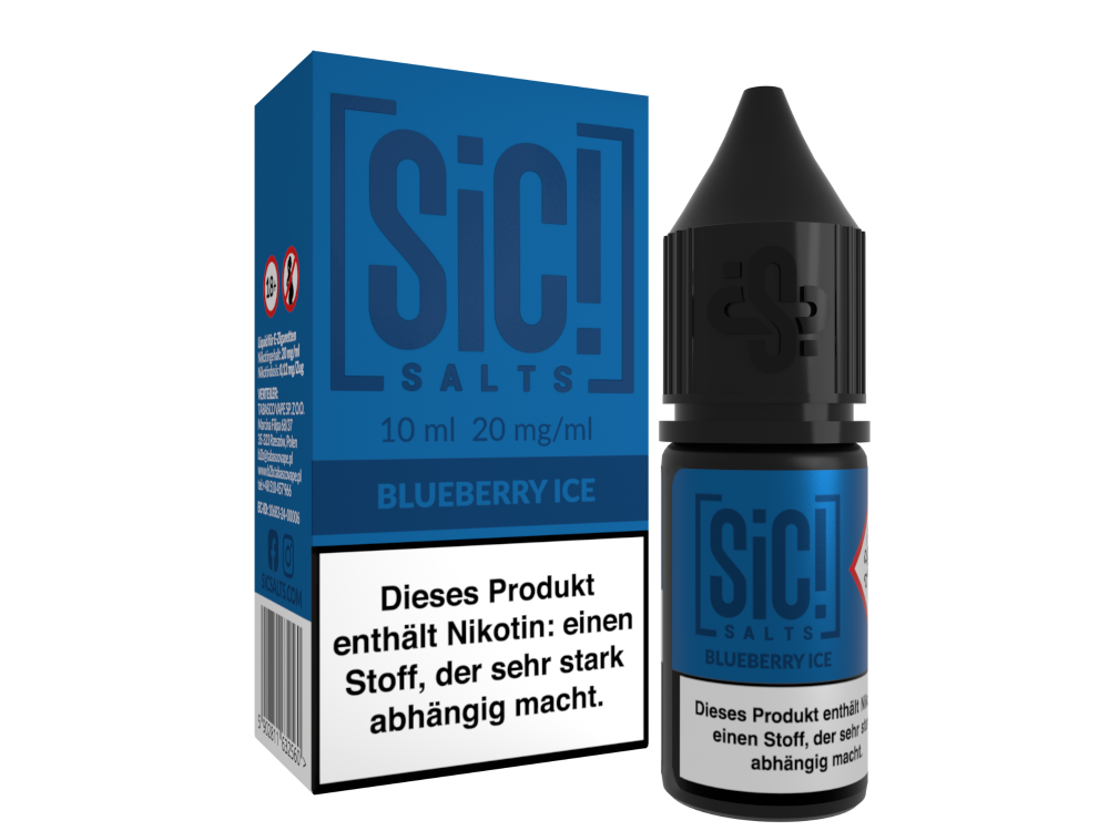 Sic! Salts Liquid 20mg - Blueberry Ice