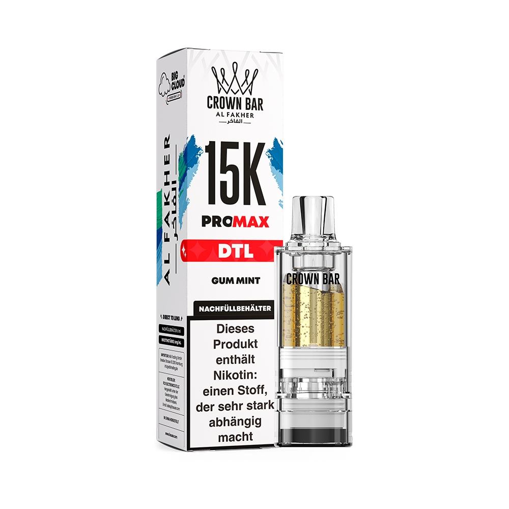 Al Fakher 15K V2 Pod 8ml – Gum Mint