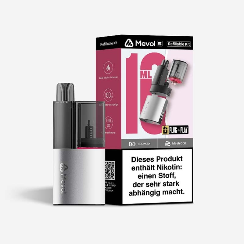 Mevol S 10K Basisgerät  - Chrom Silber