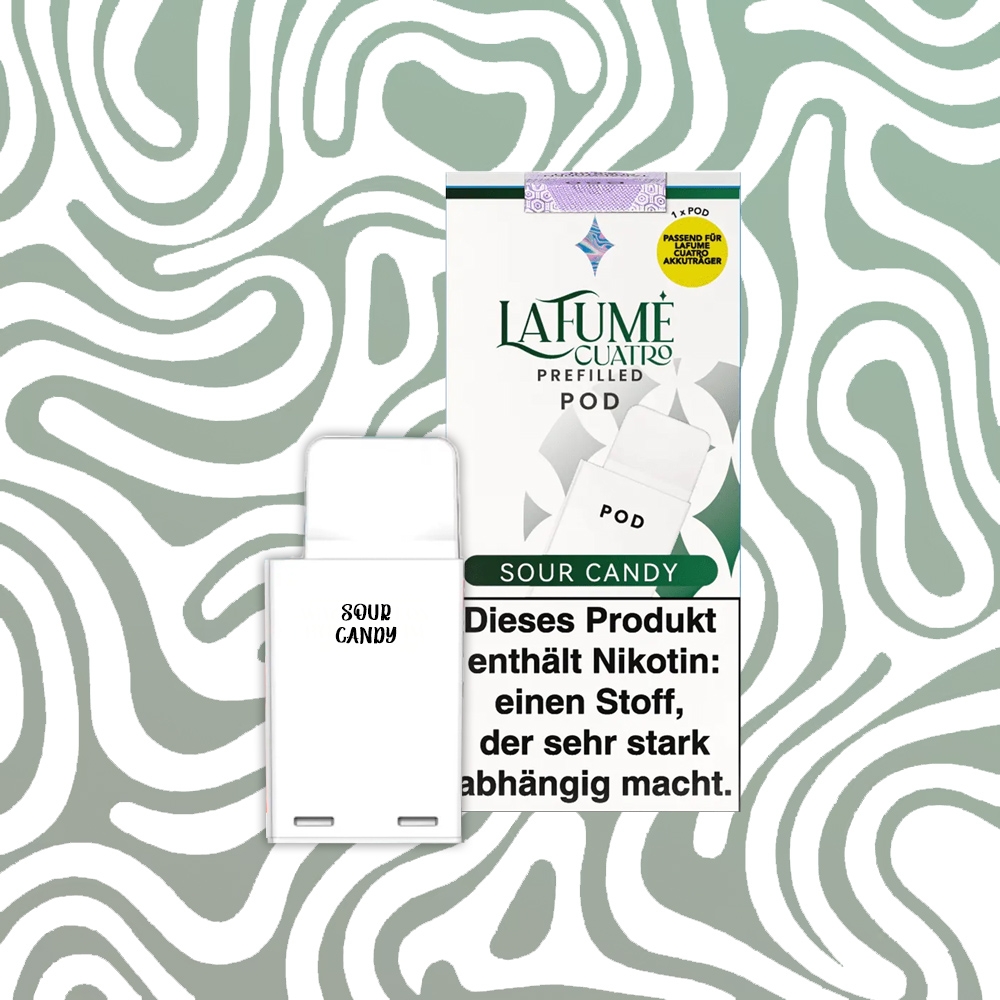 La Fume Cuatro POD (1 stk) - Sour Candy 20mg
