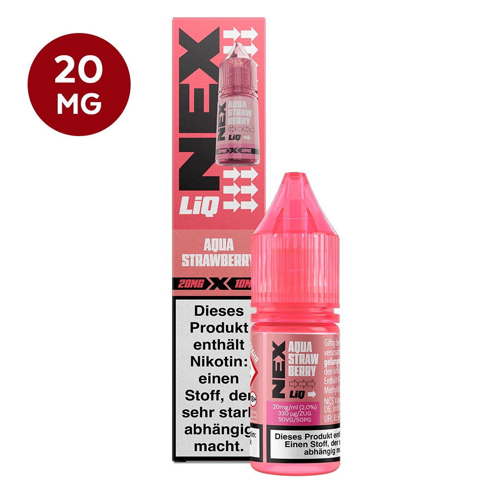 Nexliq Liquid 20mg - Aqua Strawberry