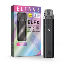 Elfbar ELFX Refillable Kit - Black - Bundle