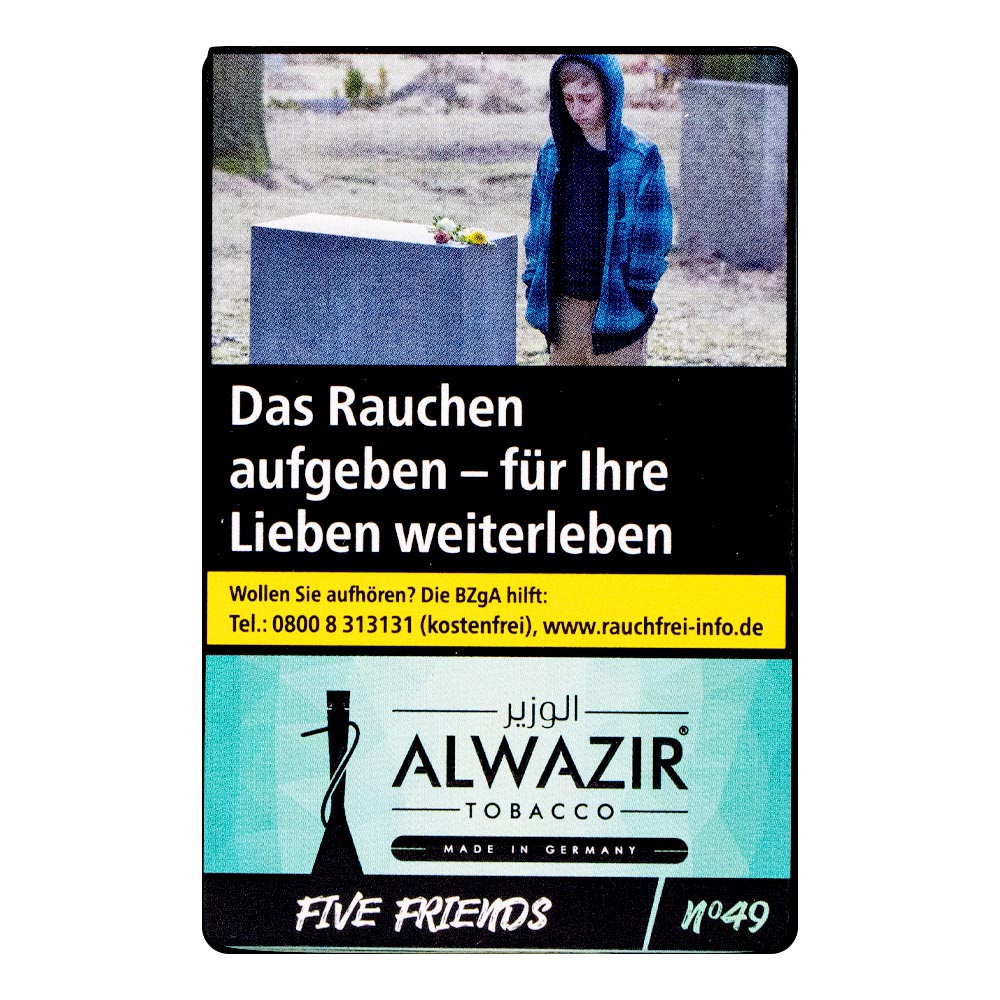 Al Wazir Tobacco 20g - No. 49 Five Friends