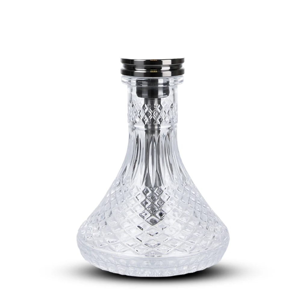 Jookah Shisha Straight Flush - Black Steel/Blue