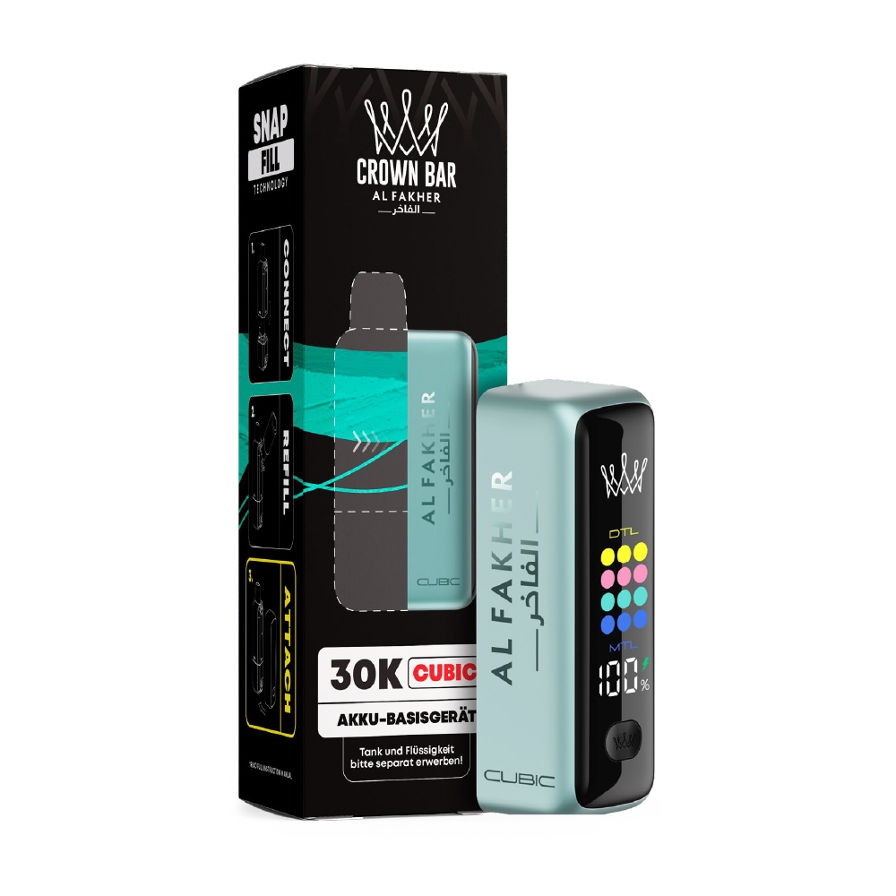 Al Fakher Cubic Akku-Basisgerät Teal