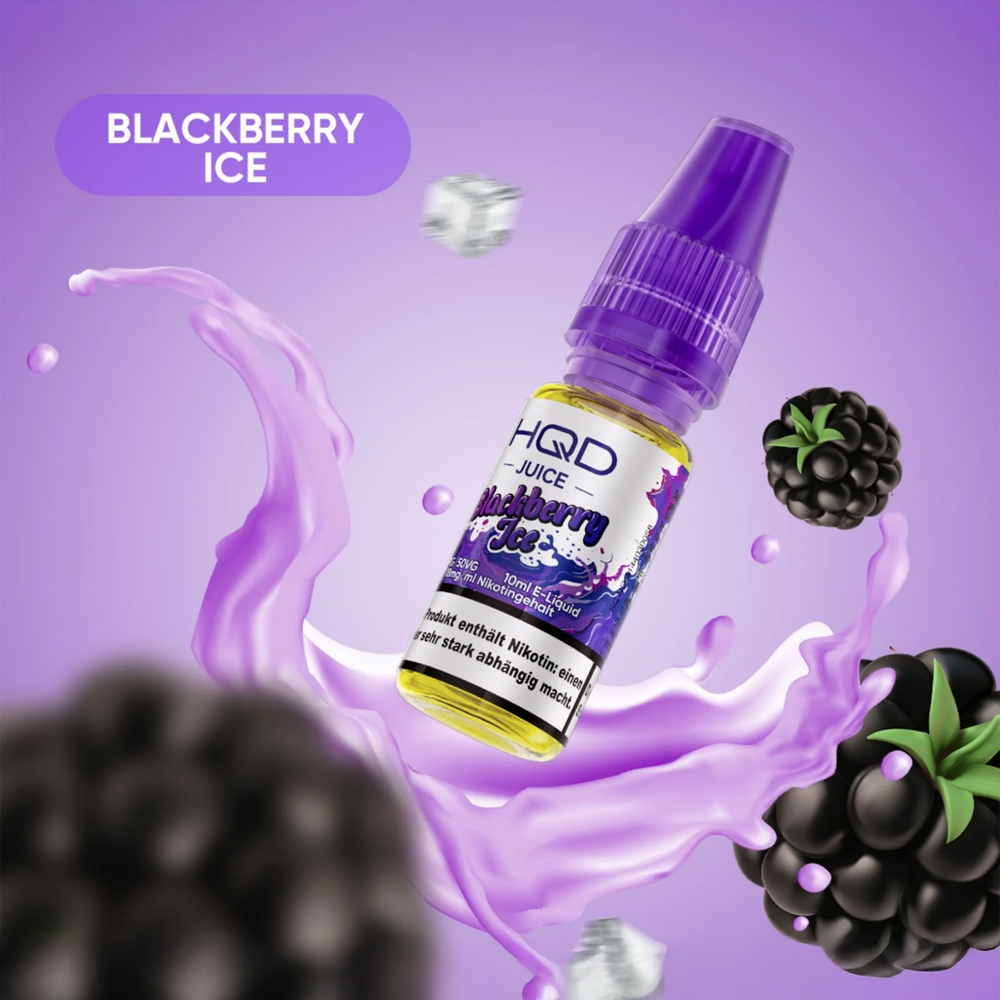 HQD Juice 18mg Liquid - Blackberry Ice 