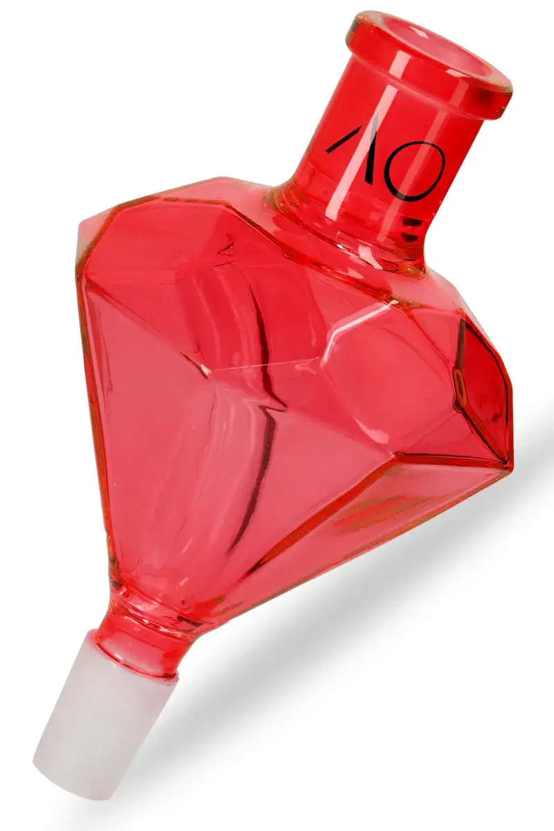 AO Glas Molassefänger 18/8 Diamond - Rot