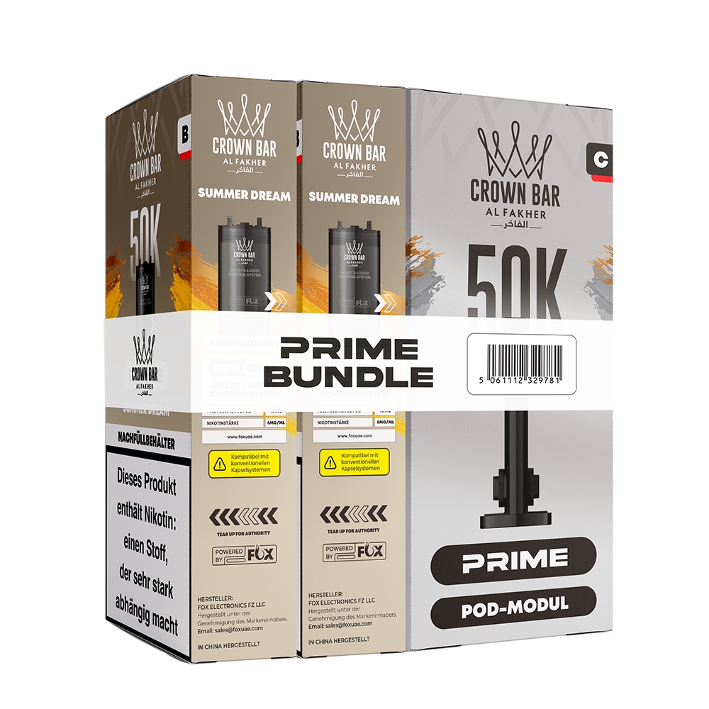 Al Fakher Hypermax Prime 50K (2er Pods + Coil) - Summer Dream