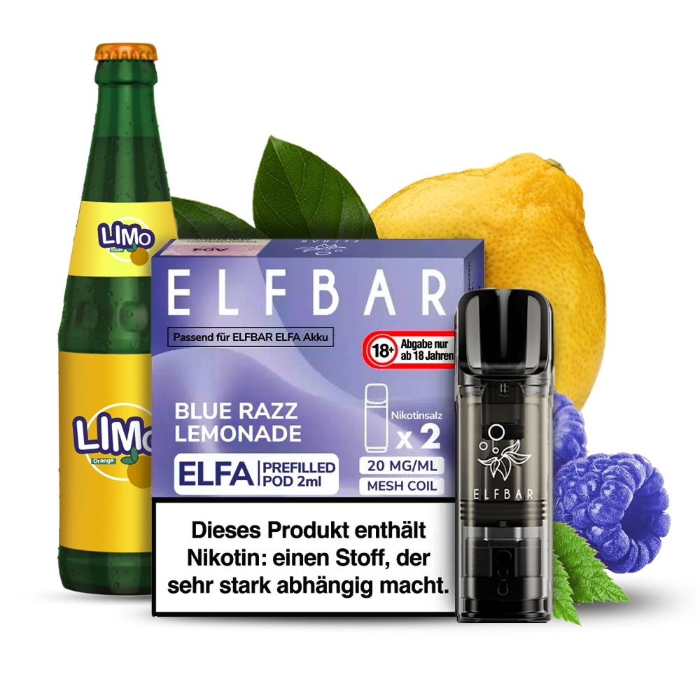 Elfbar ELFA POD (2stk) - Blue Razz Lemonade 20mg