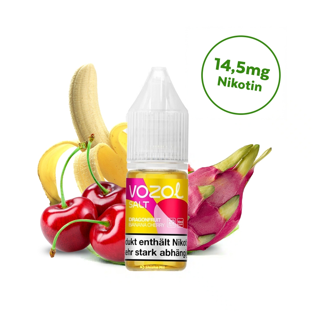 Vozol Liquid Nic Salt 14,5mg - Dragonfruit Banana Cherry