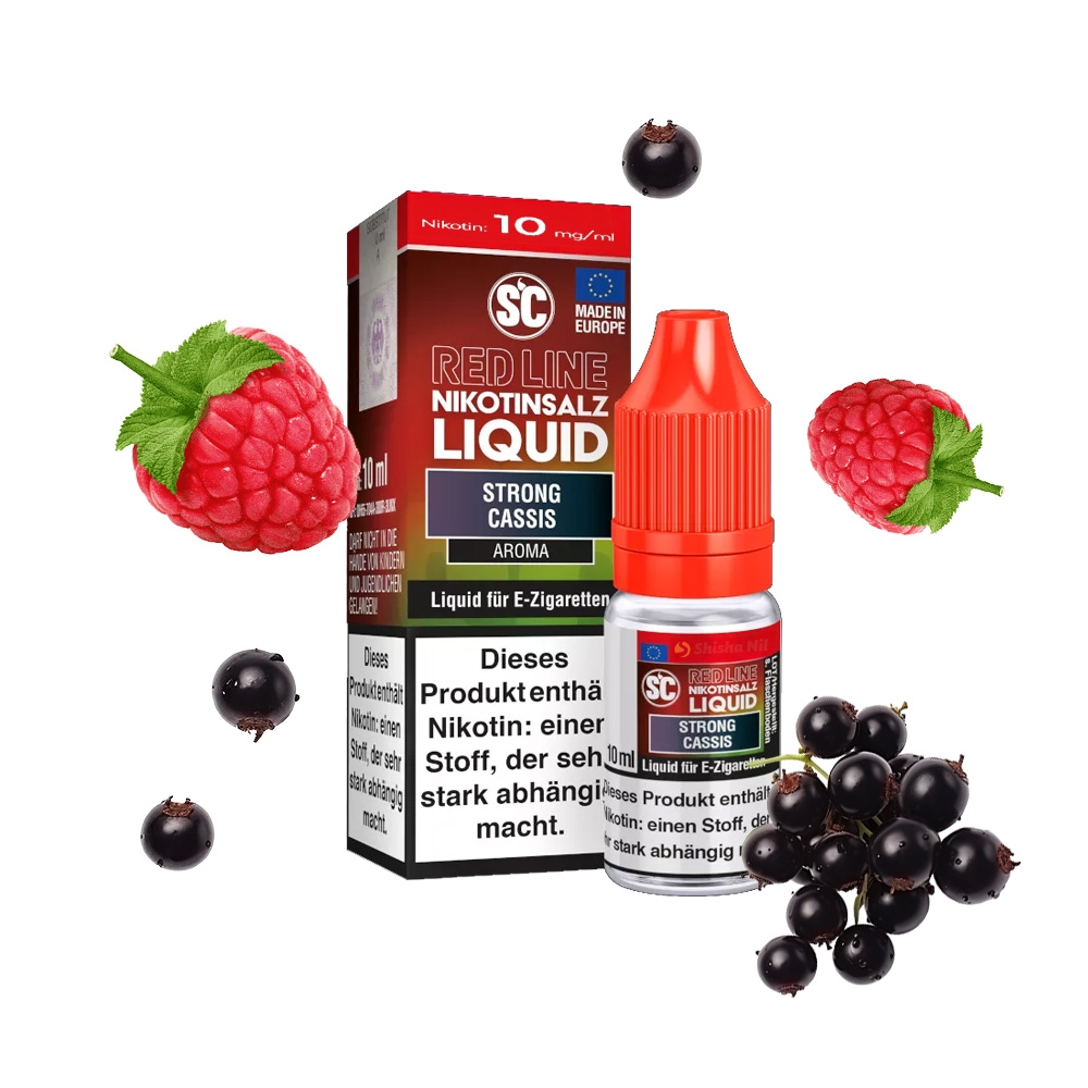 SC Red Line Nikotinsalz Liquid 10mg - Strong Cassis