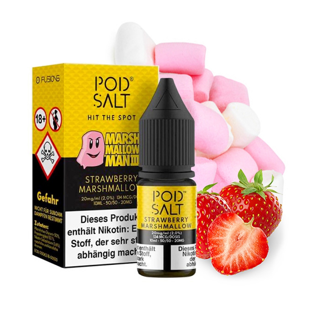 POD SALT Fusion Liquid 20mg - Strawberry Marshmallow
