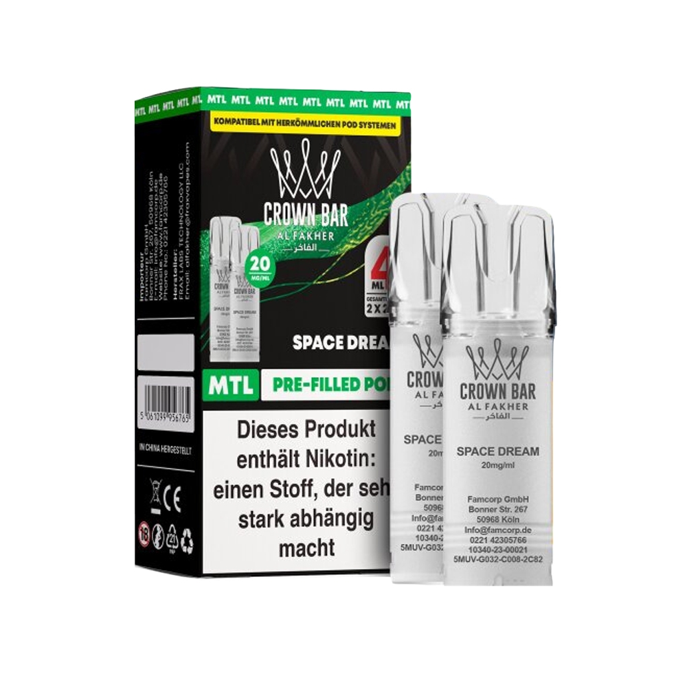 Al Fakher Pod (2er Pack) - Space Dream 20mg (MTL)