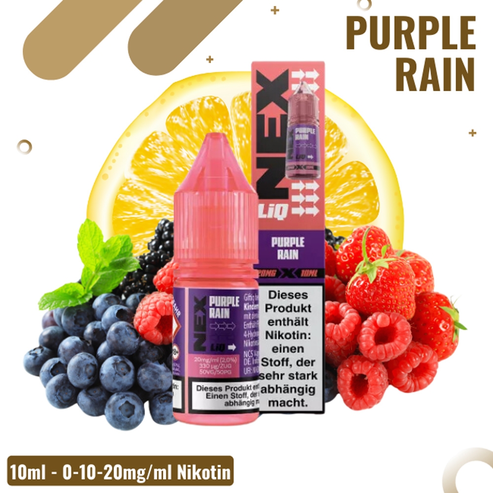Nexliq Liquid 0mg - Purple Rain