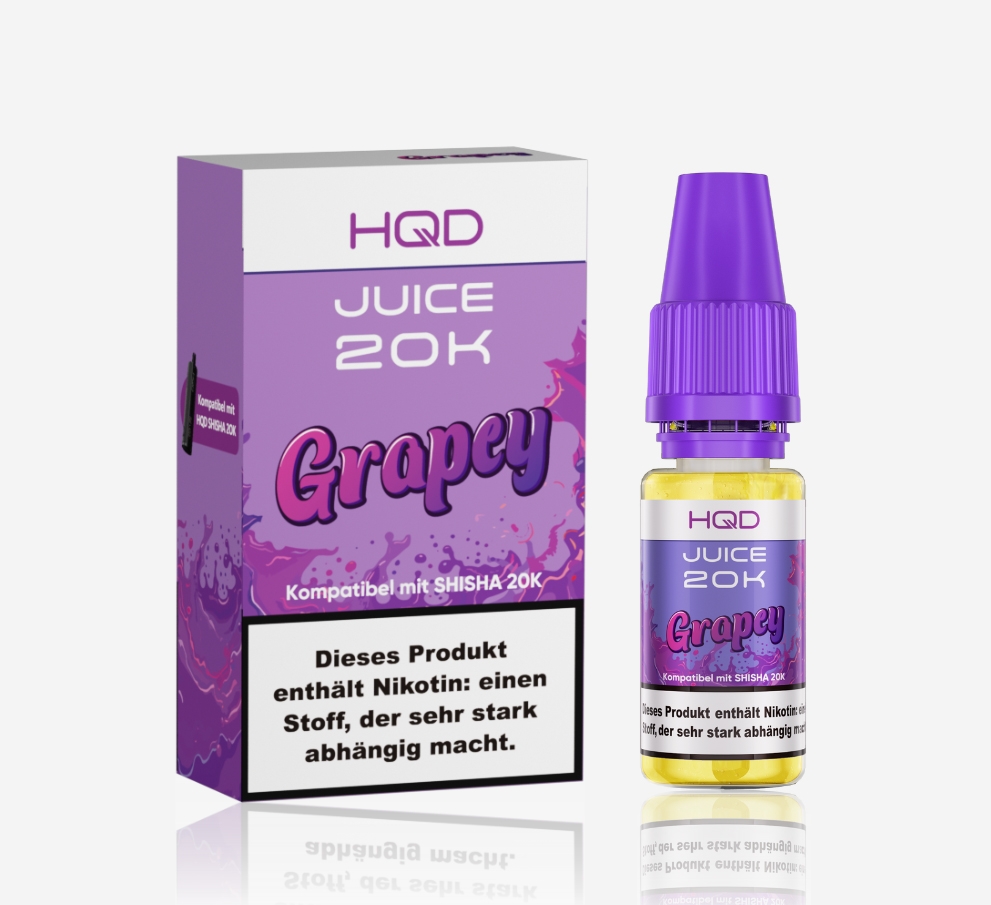 HQD Juice 20K Liquid - Grapey 3mg