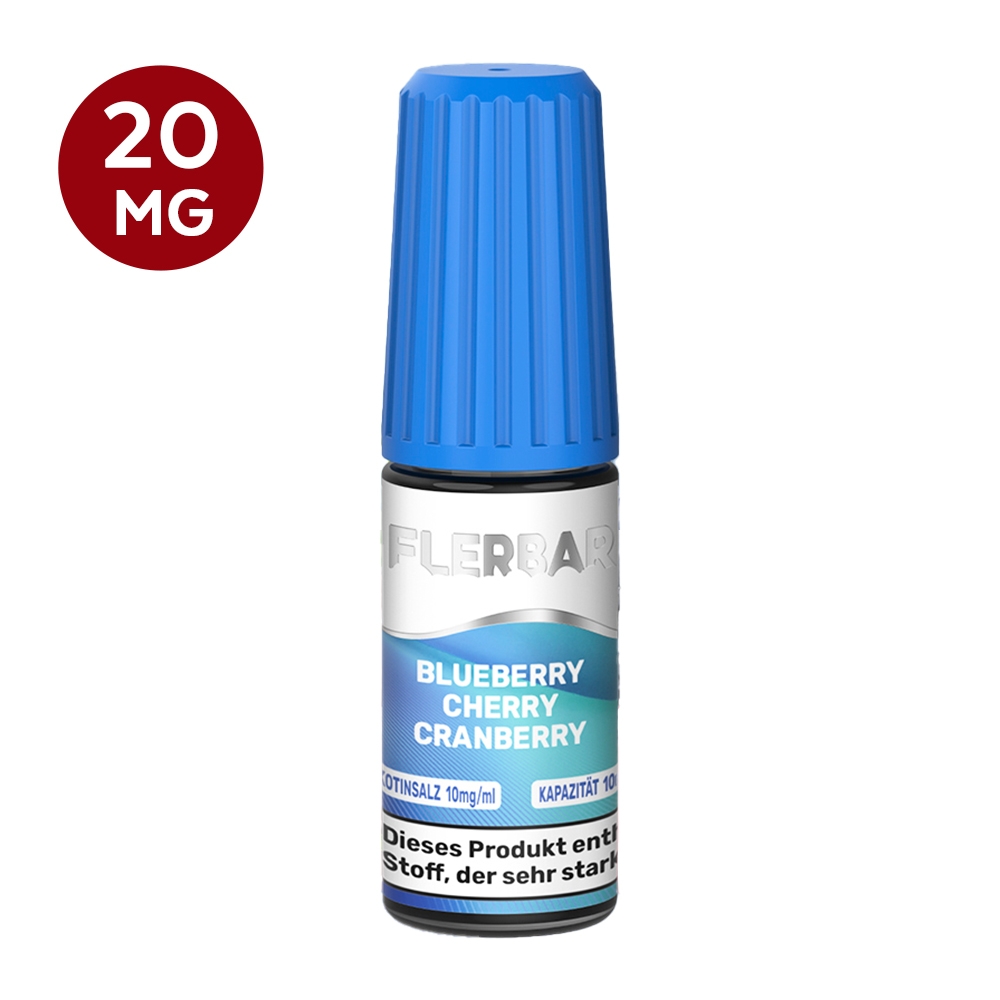 Flerbar E-Liquid 20mg  - Blueberry Cherry Cranberry 