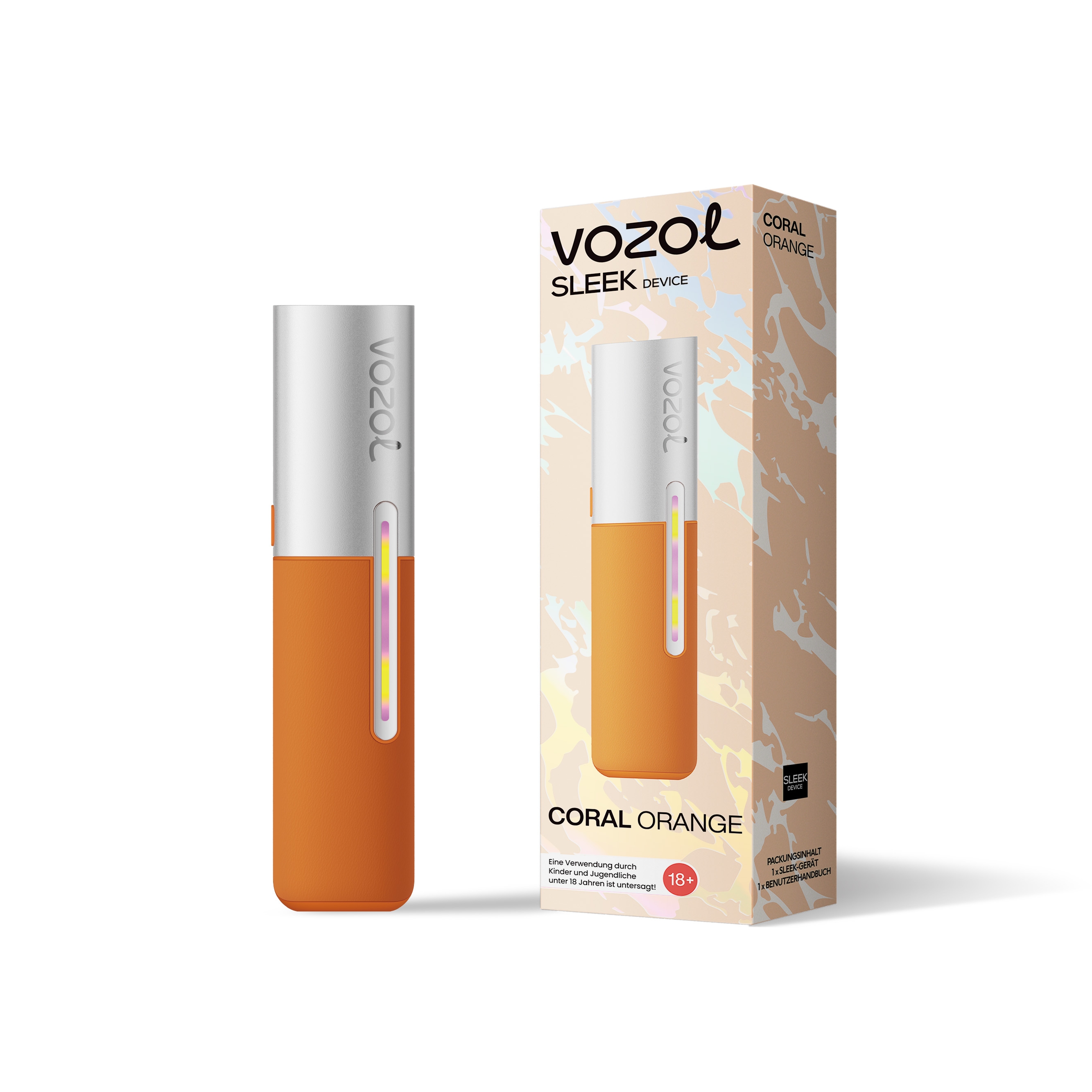 Vozol Sleek Basisgerät - Coral Orange