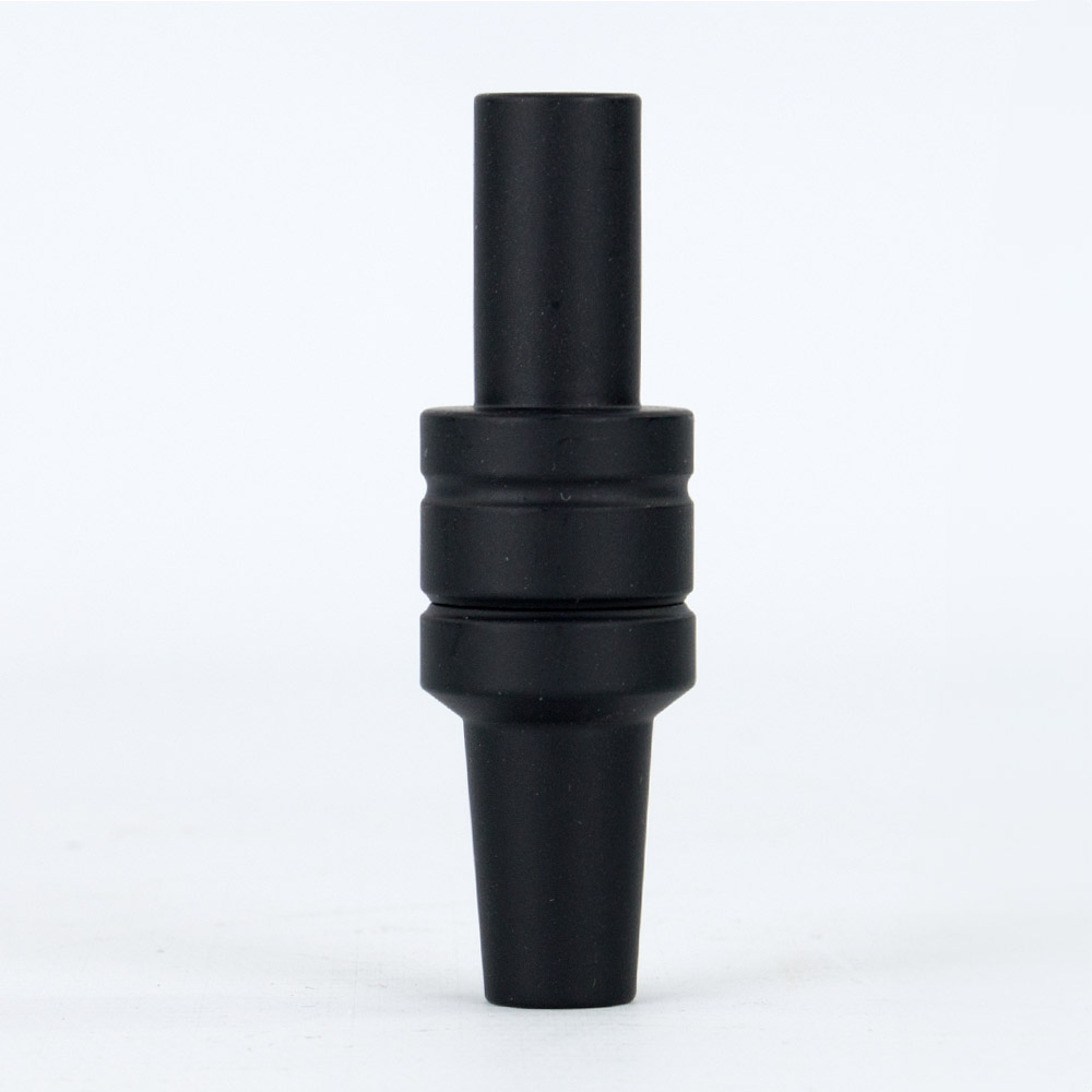 Amy Aluminium Schlauchadapter - Matt Schwarz