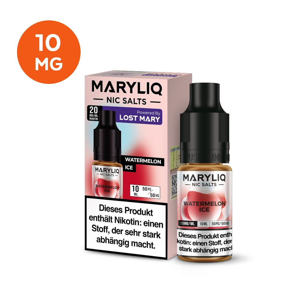 MARYLIQ Nikotinsalz Liquid 10mg - Watermelon Ice