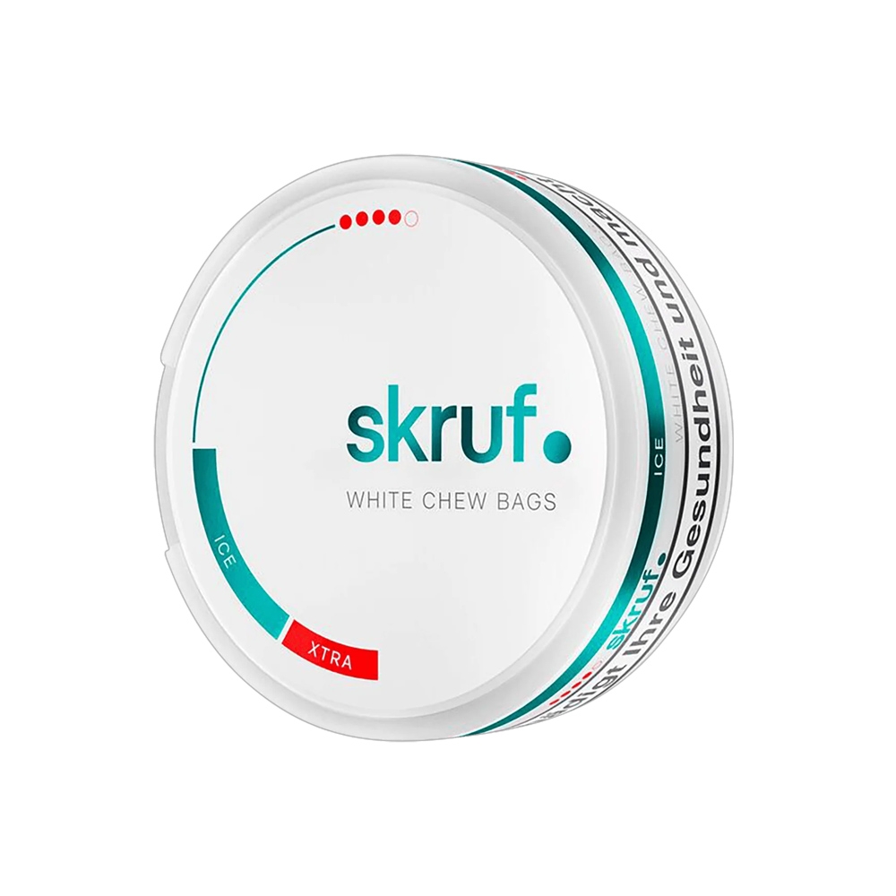 Skruf #4 Xtra – 13mg/g - Ice White Chew Bags
