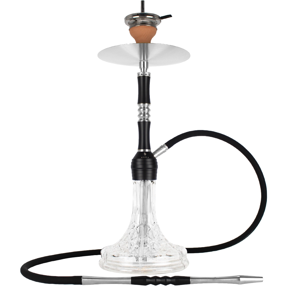 Huka Alu 103 Big Polya #3 - Stainless Steel/Black