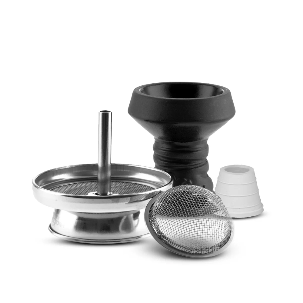Jookah Shisha Royal Flush - Black Steel/Red