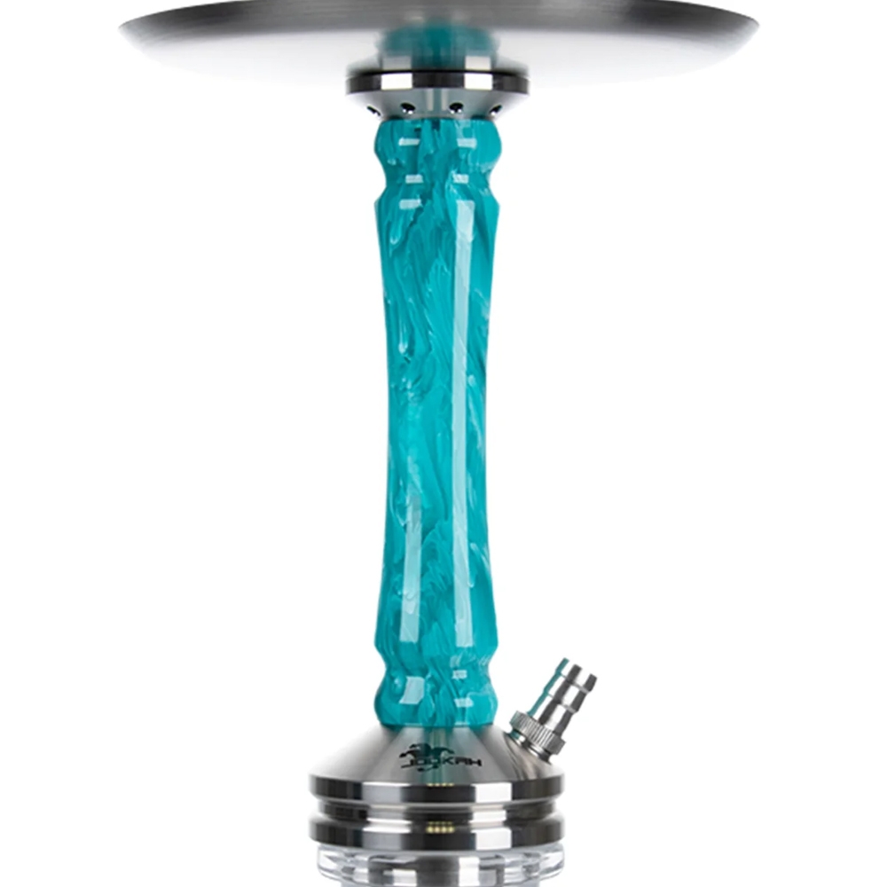 Jookah Shisha Straight Flush - Steel/Türkis