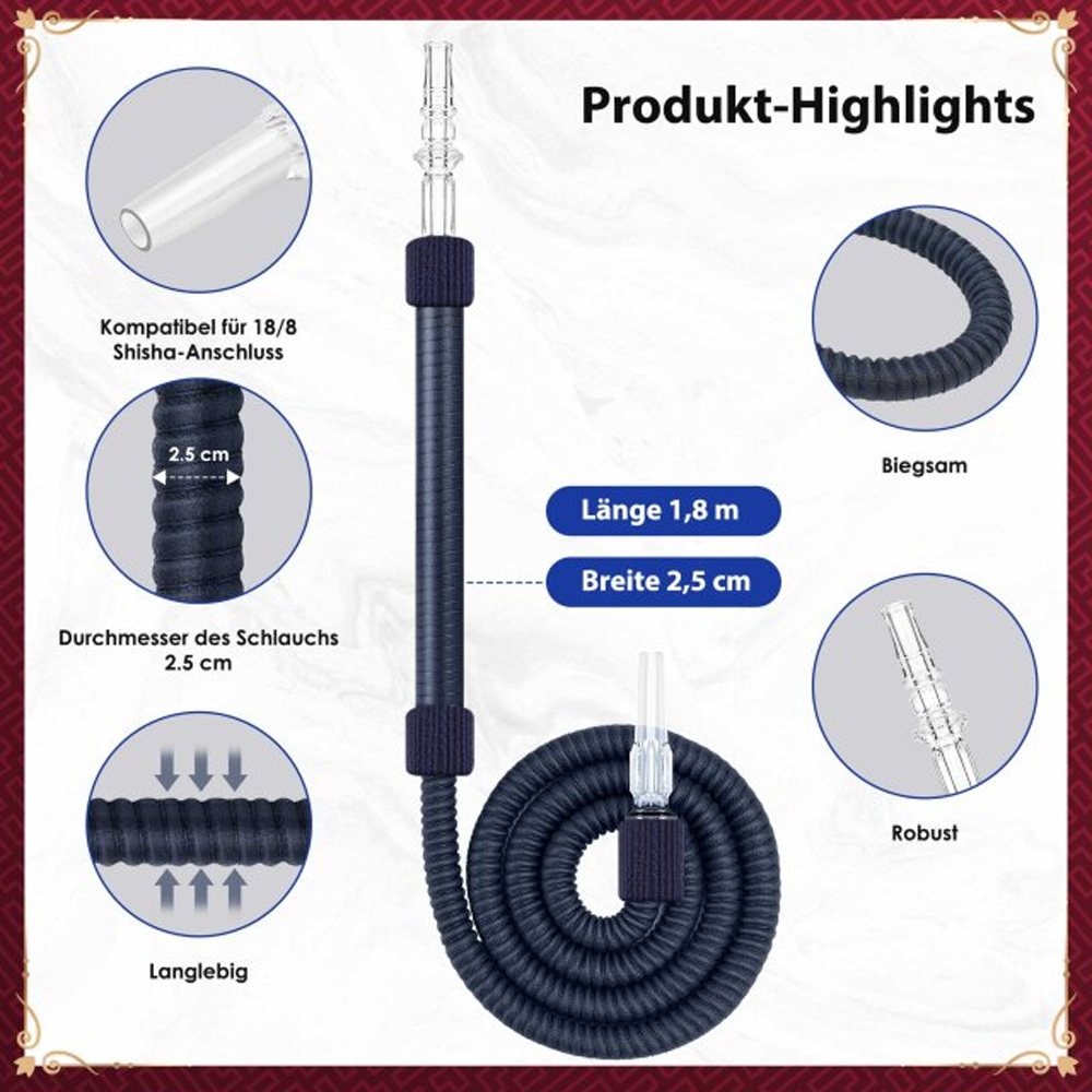 Luna Hookah Tradi - Blau