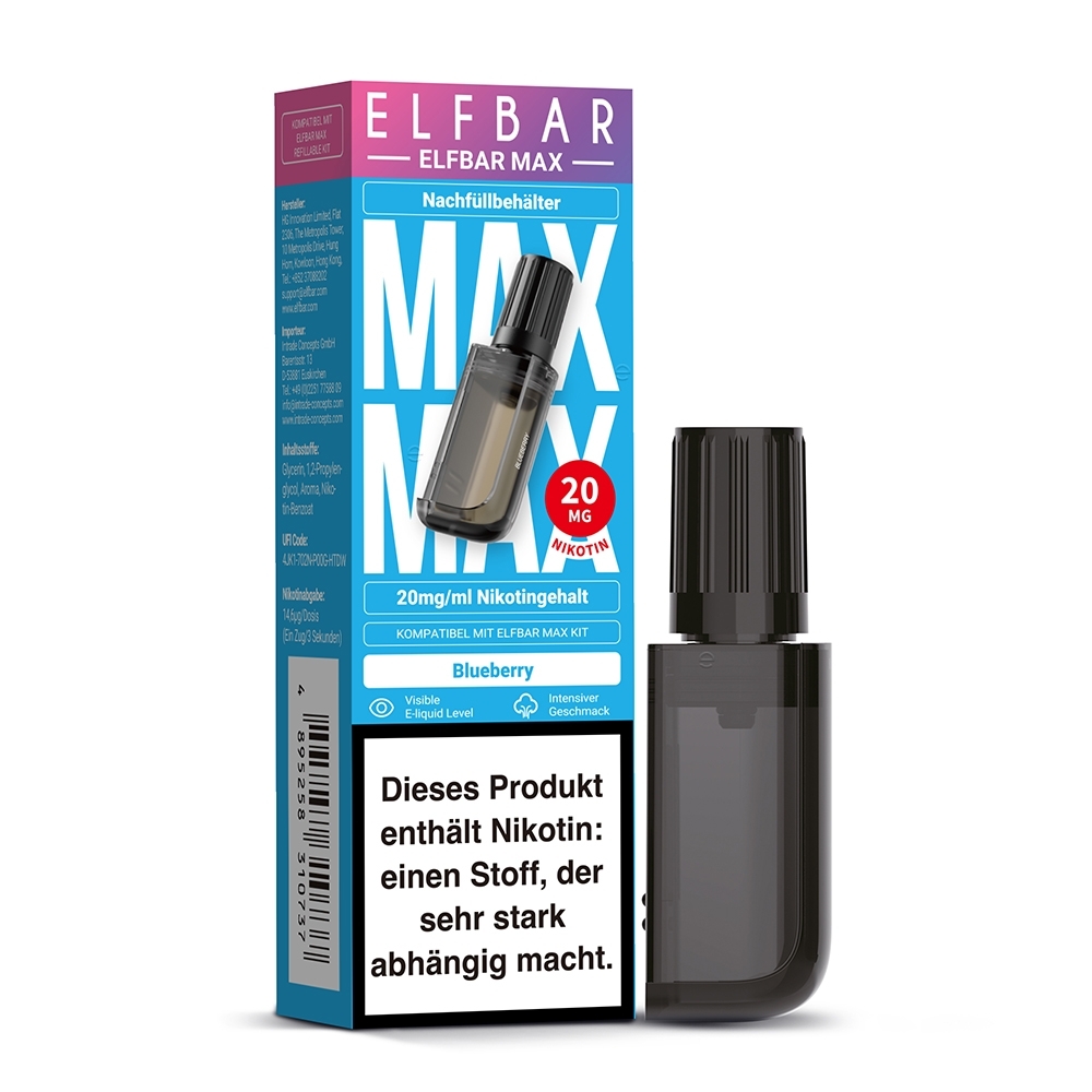 Elfbar Max Pod - Blueberry