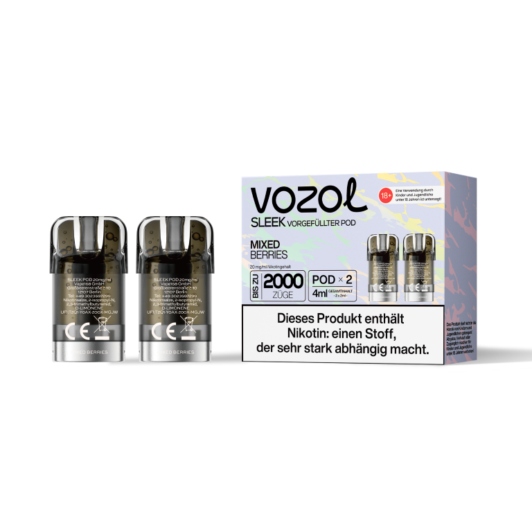 Vozol Sleek Pod - Mixed Berries