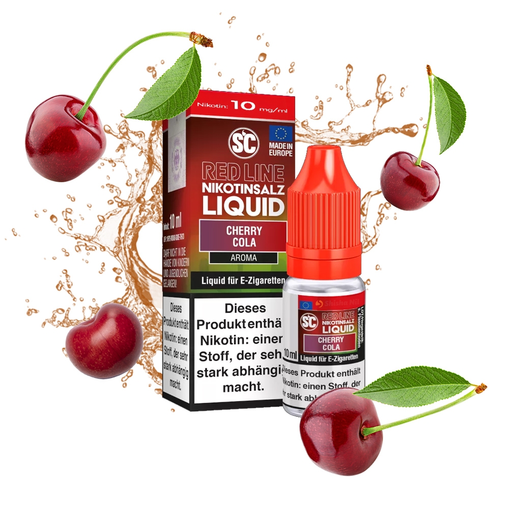 SC Red Line Nikotinsalz Liquid 10mg - Cherry Cola