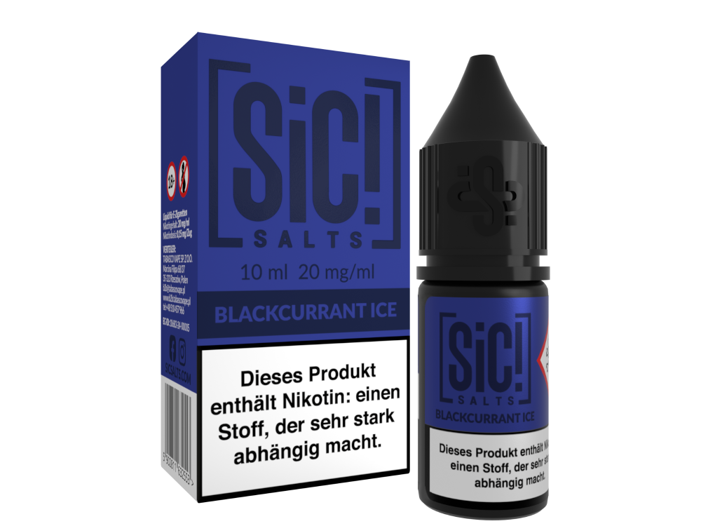 Sic! Salts Liquid 20mg - Blackcurrant Ice