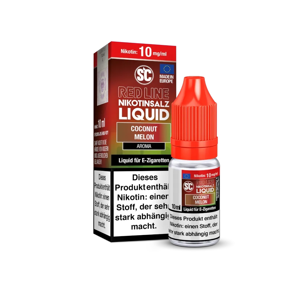 SC Red Line Nikotinsalz Liquid 10mg - Coconut Melon