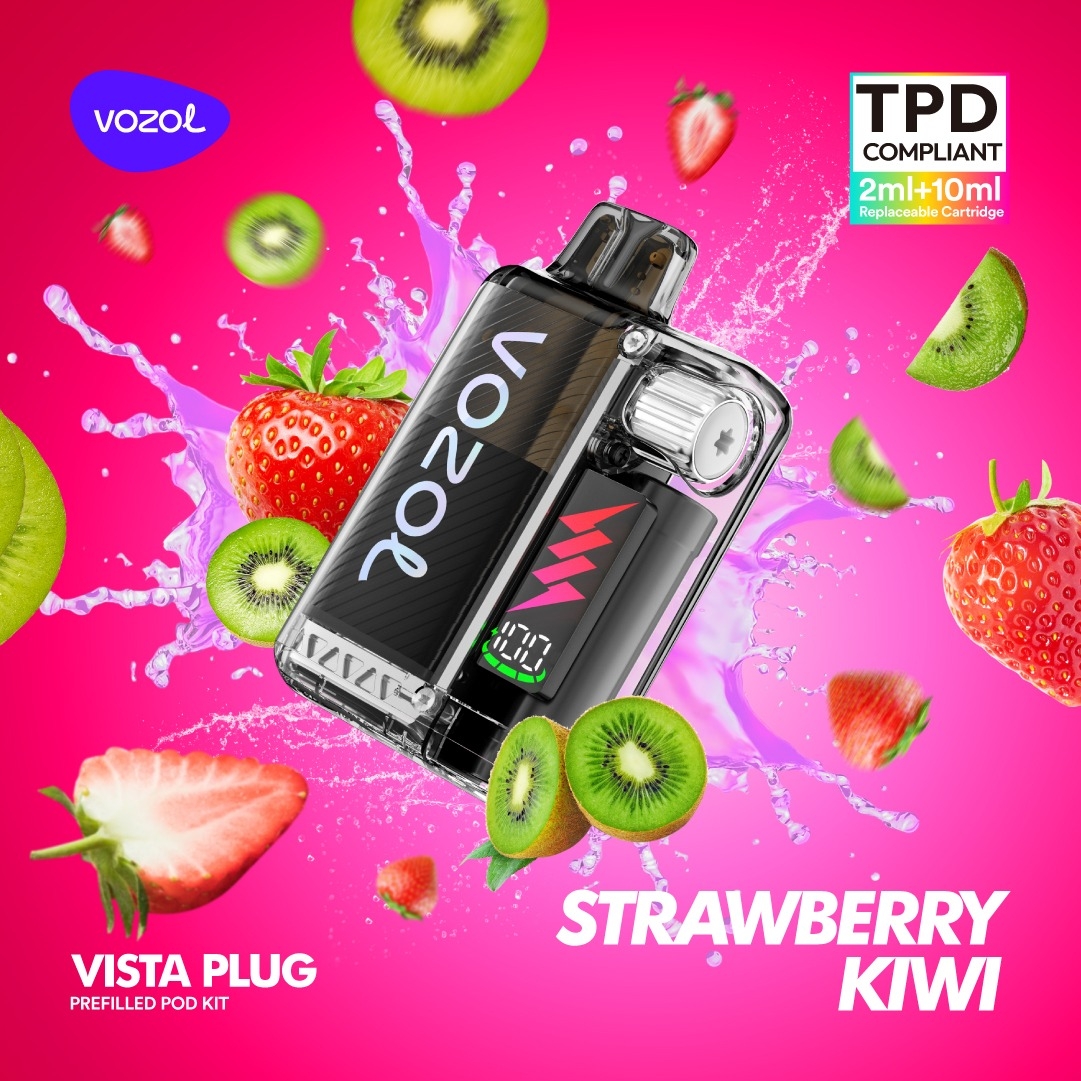 Vozol Vista Plug Starterkit 15000 - Strawberry Kiwi