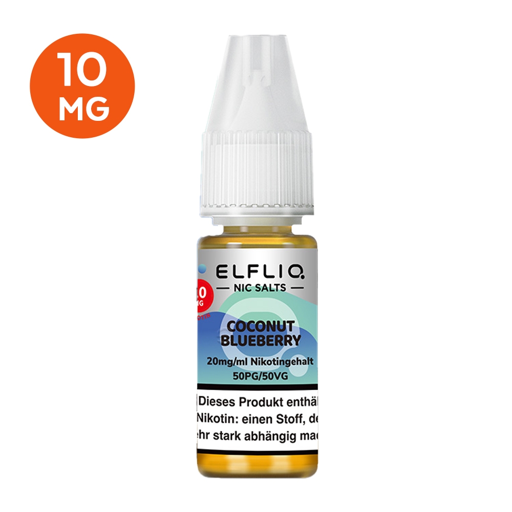 Elfbar Elfliq -  Coconut Blueberry 10mg - Nikotinsalz Liquid