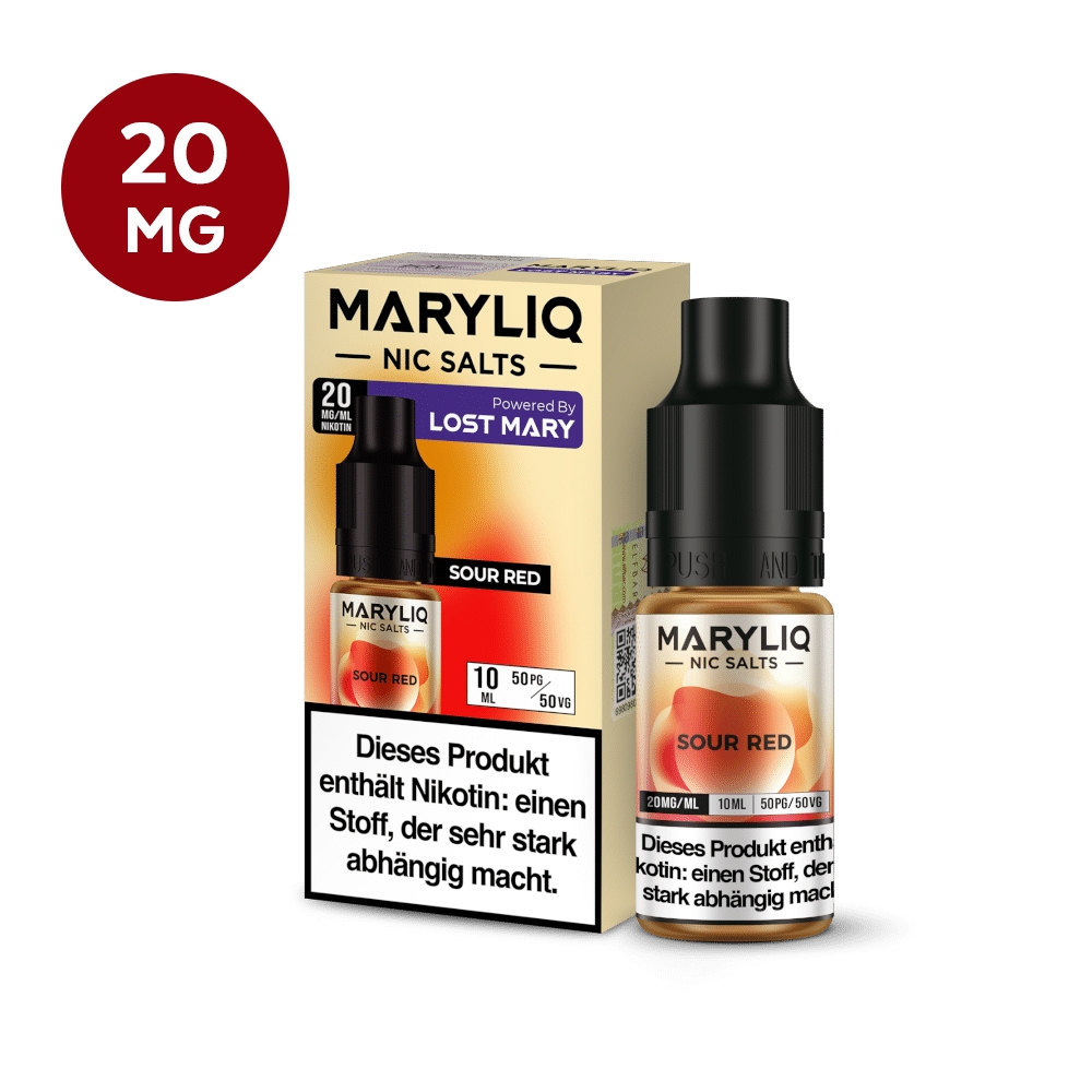 MARYLIQ Nikotinsalz Liquid 20mg - Sour Red