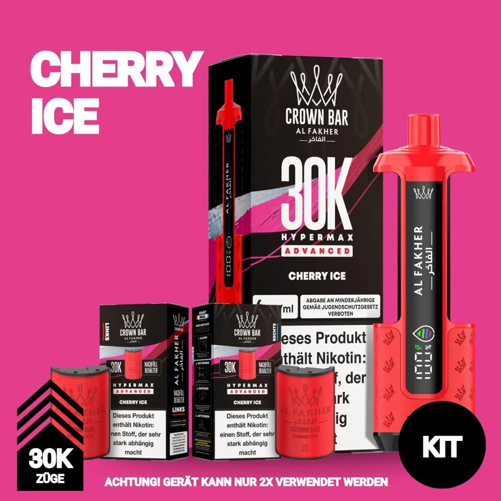 Al Fakher 30K Hypermax - Cherry Ice