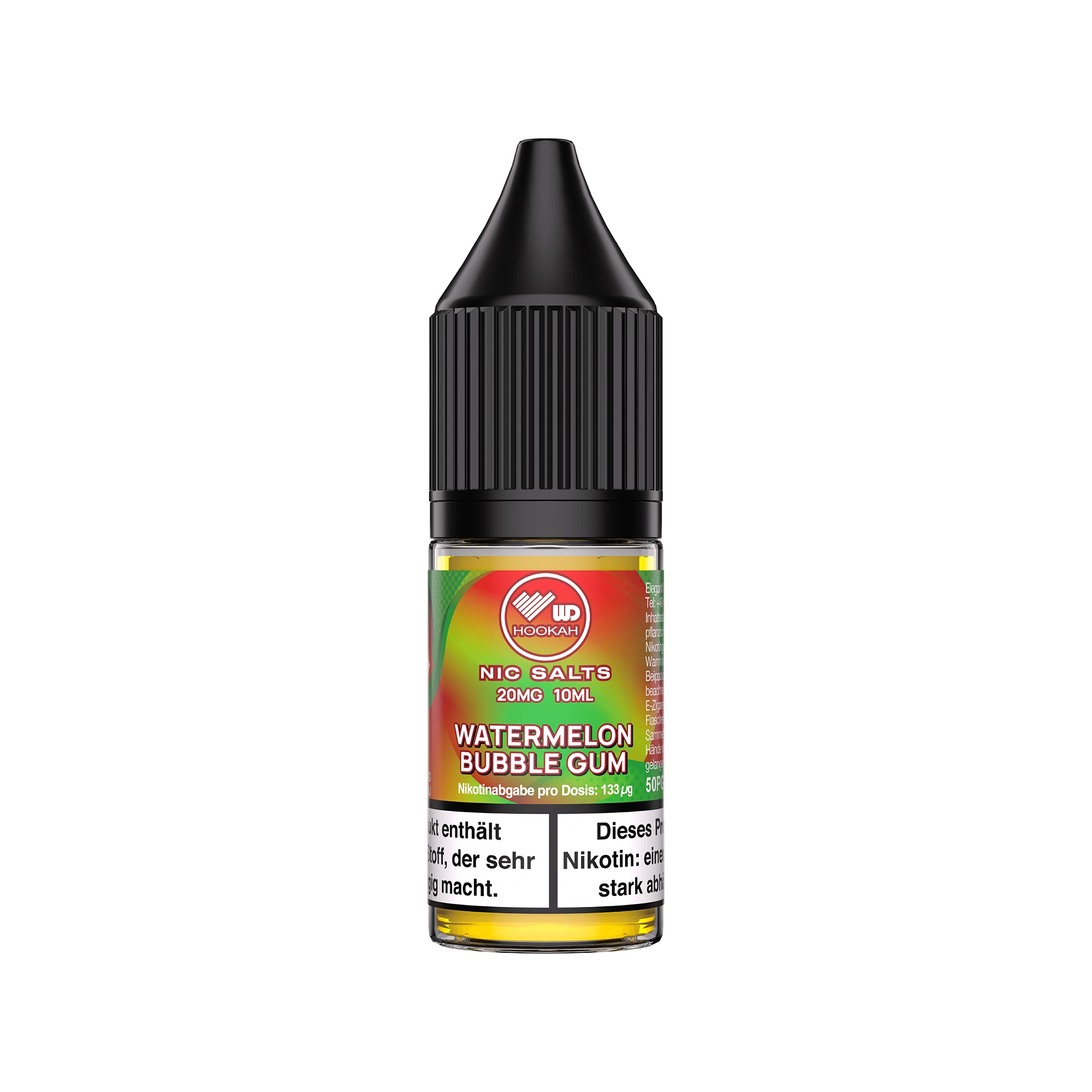 WD Hookah NicSalt 20mg - Watermelon Bubble Gum