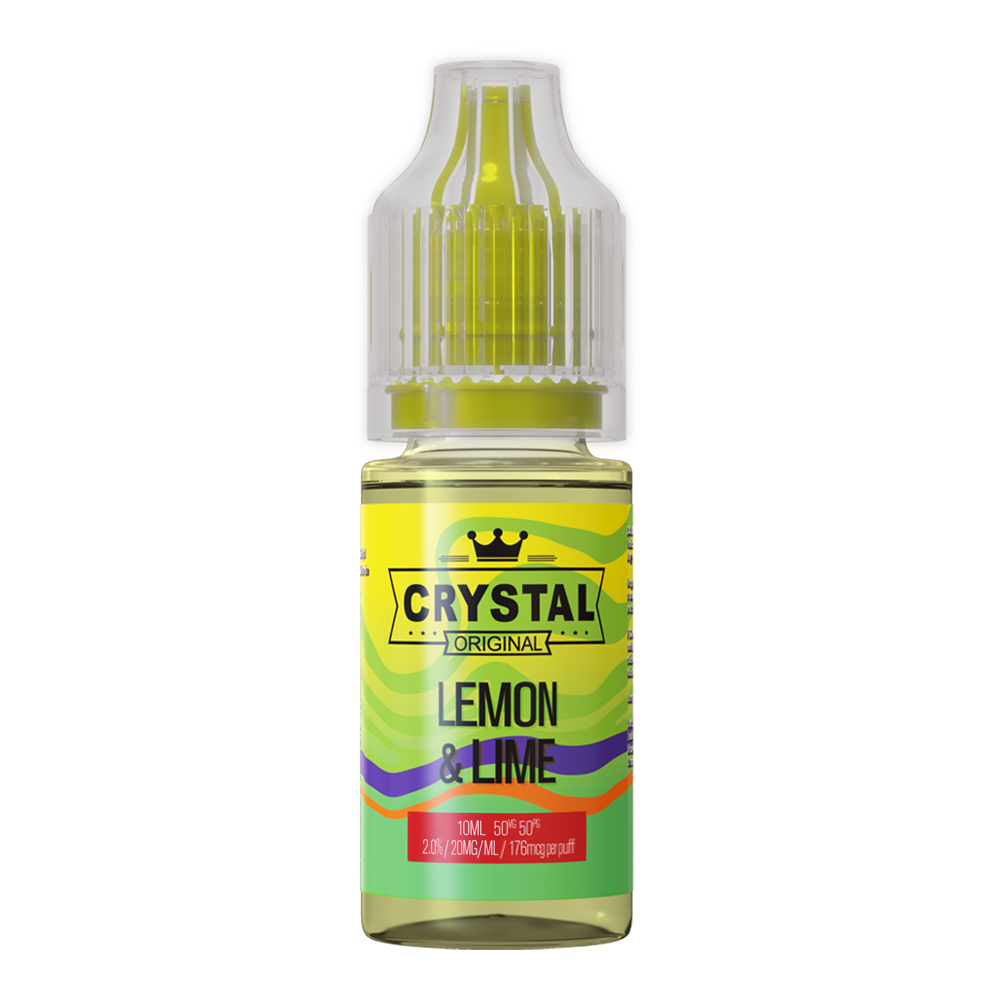 SKE Crystal Nic Salt E-Liquid 20mg - Lemon & Lime